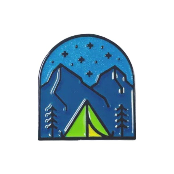 fell brand night camping pin